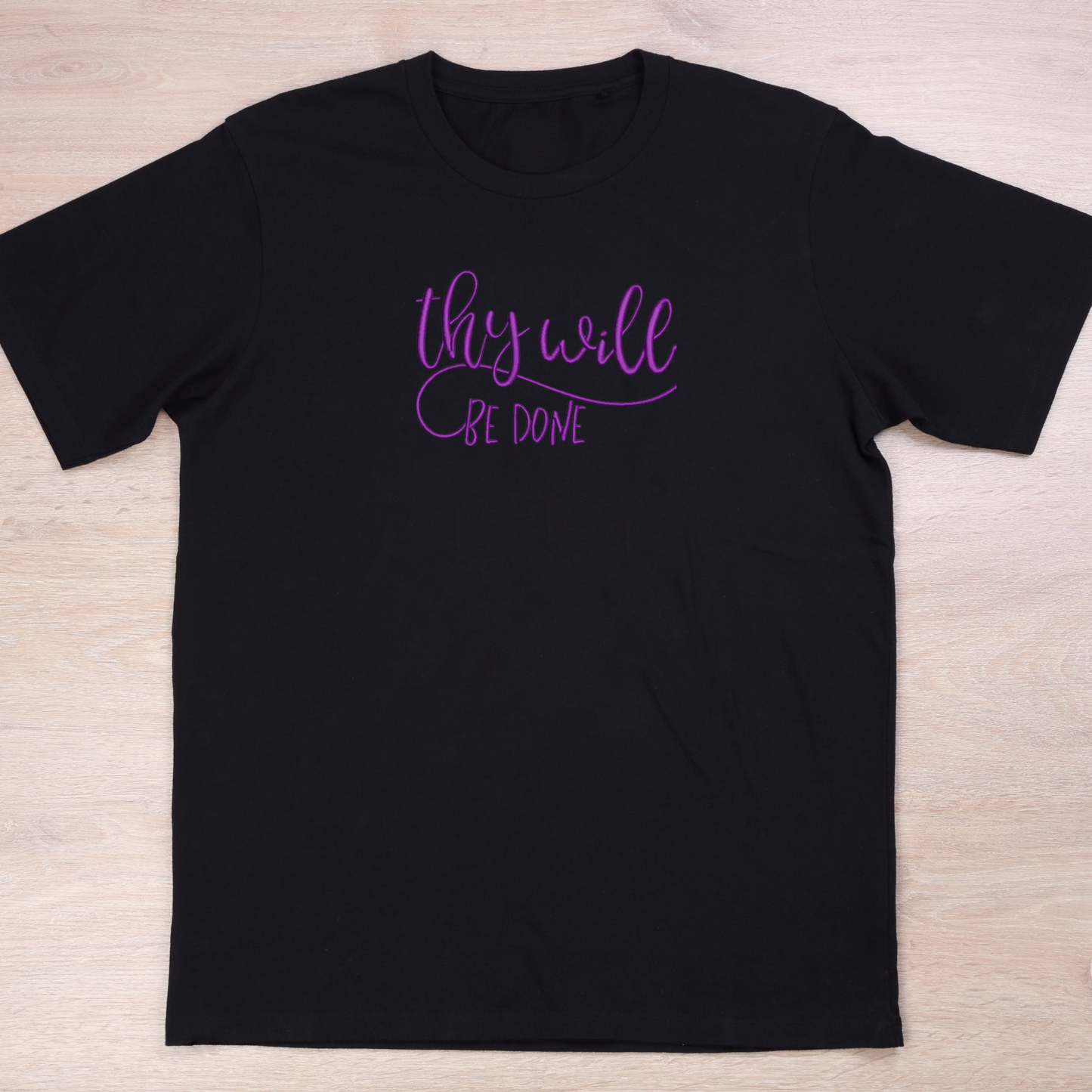 Thy will be done embroidery