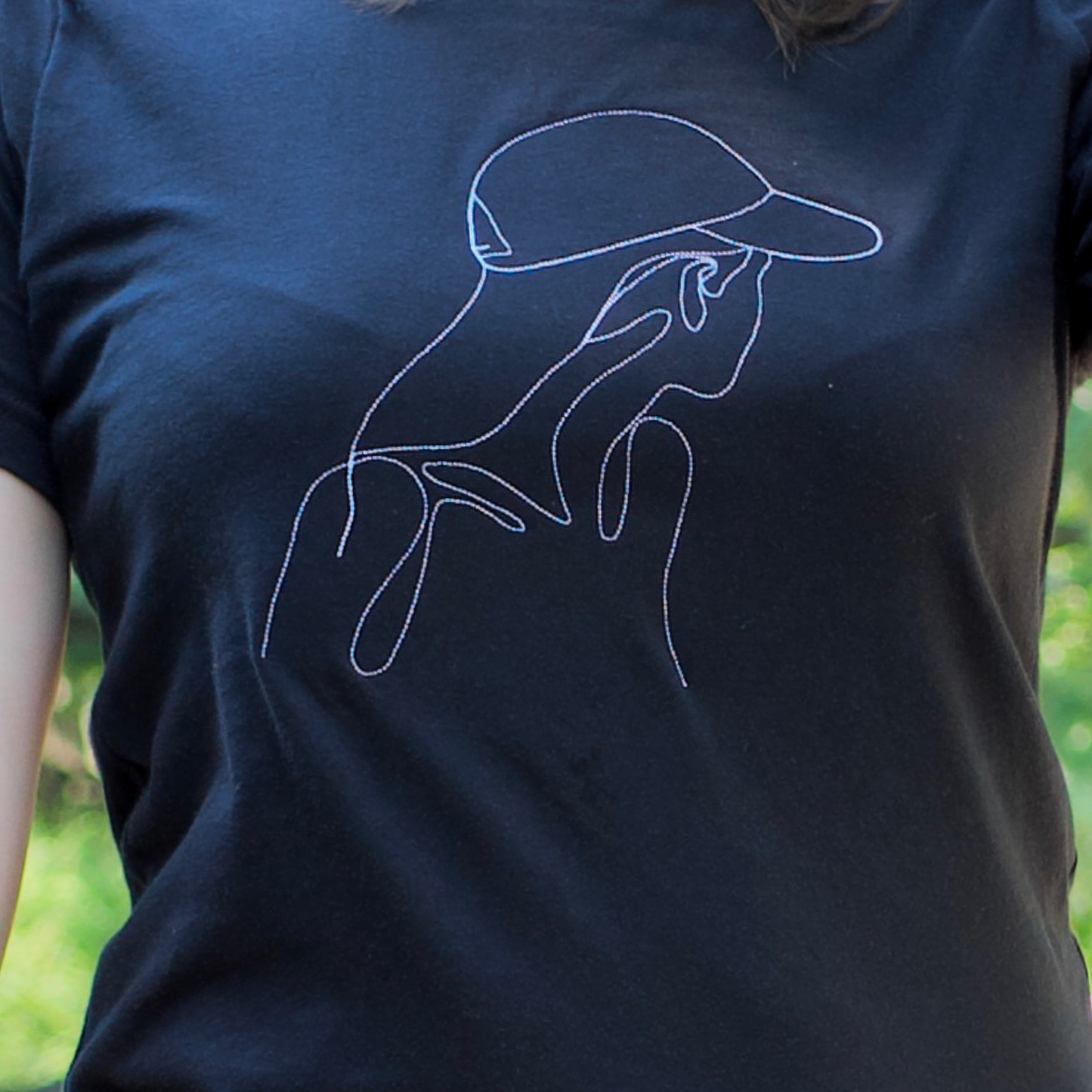 Side View Women embroidery