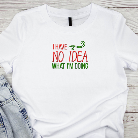 I have no idea what i'm doing embroidery