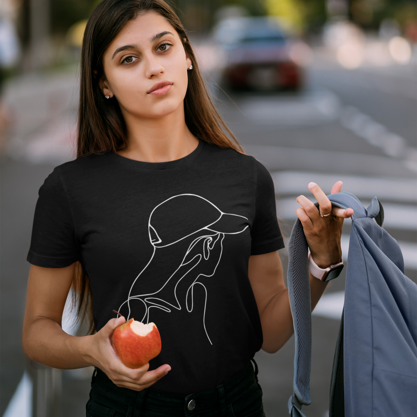 Side View Women embroidery