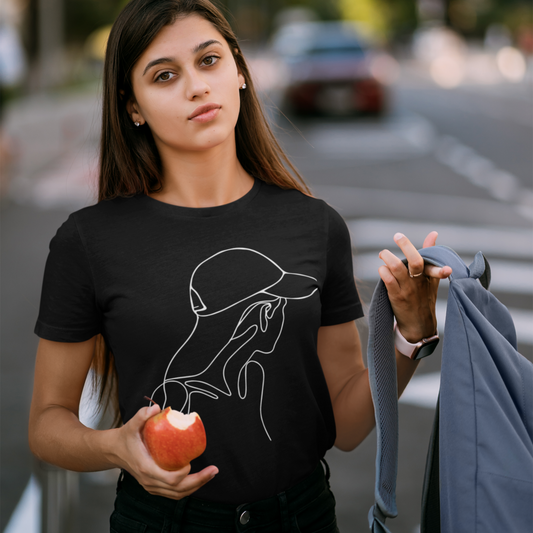 Side View Women embroidery