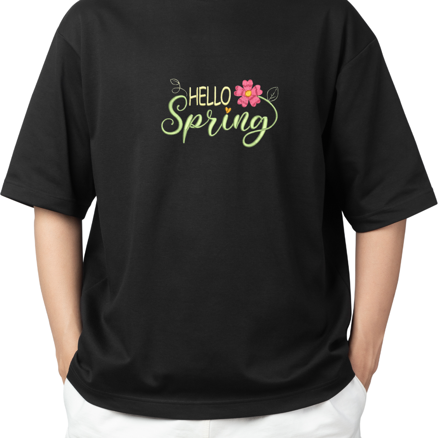 Hello Spring embroidery