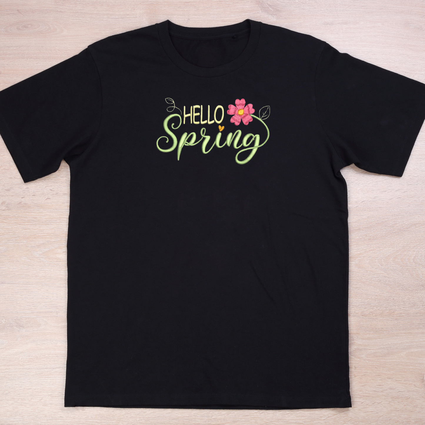Hello Spring embroidery