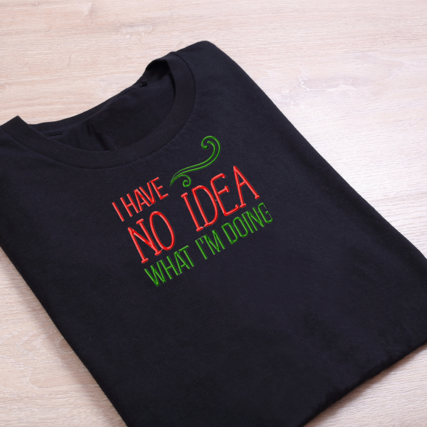 I have no idea what i'm doing embroidery